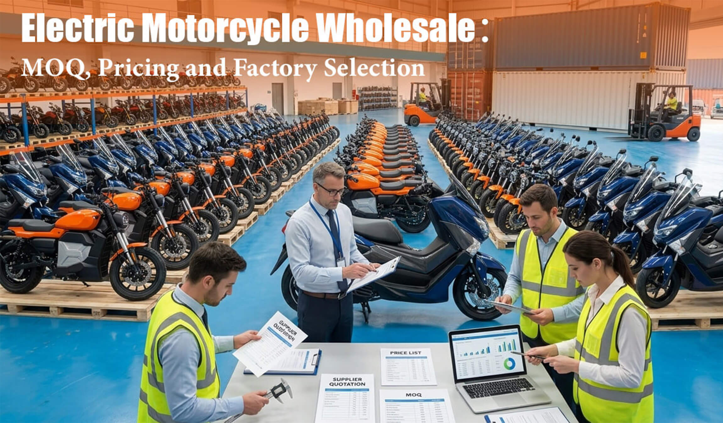Vente en gros de motos &eacute;lectriques&nbsp;: MOQ, prix et s&eacute;lection d'usine